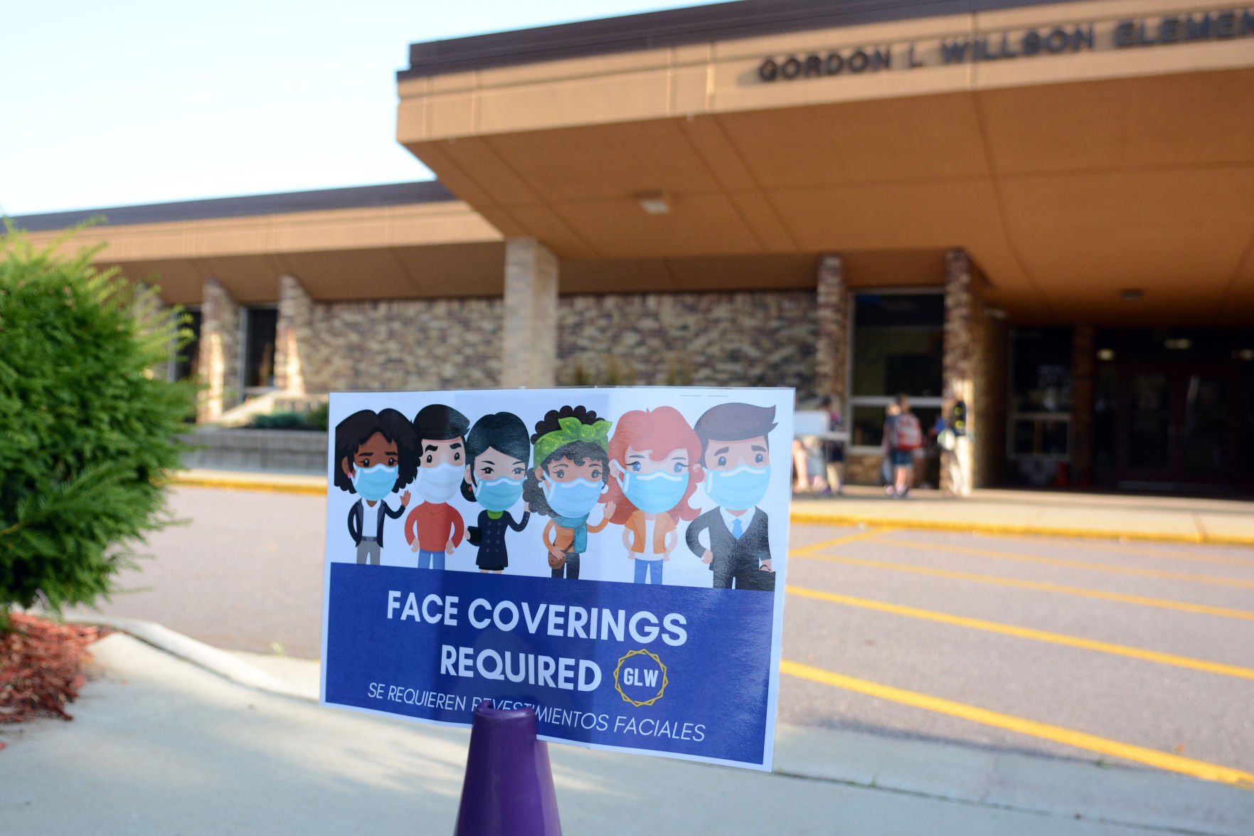 First day of school 2020 in Baraboo